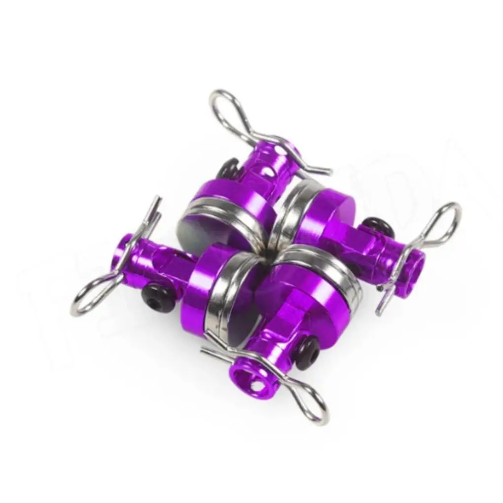 Rcgosfollow Shell Mount Rc Car Part Invisibile Shell Post Per 1/8 1/10 Axial Wpl Trx4 Trx6 Scx10 Capra Crawler