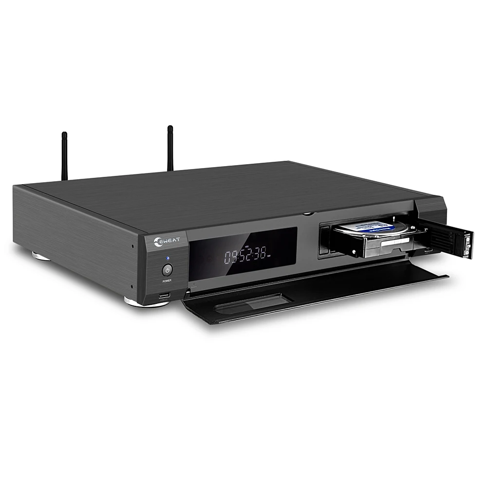 Realtek 1619 Hdd Player Eweat R11Ii Android 9.0 Media Player Tv Box Con Nas Server Ess9038Pro Dac Decoder Per Audiophile