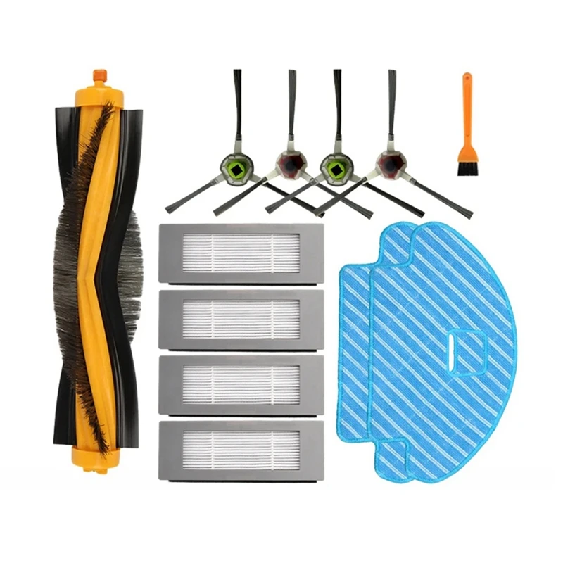 Per Ecovacs Deebot Ozmo 610 Robot Aspirapolvere Parti Accessori Rullo Principale Spazzola Laterale Filtro Hepa Panno Mop
