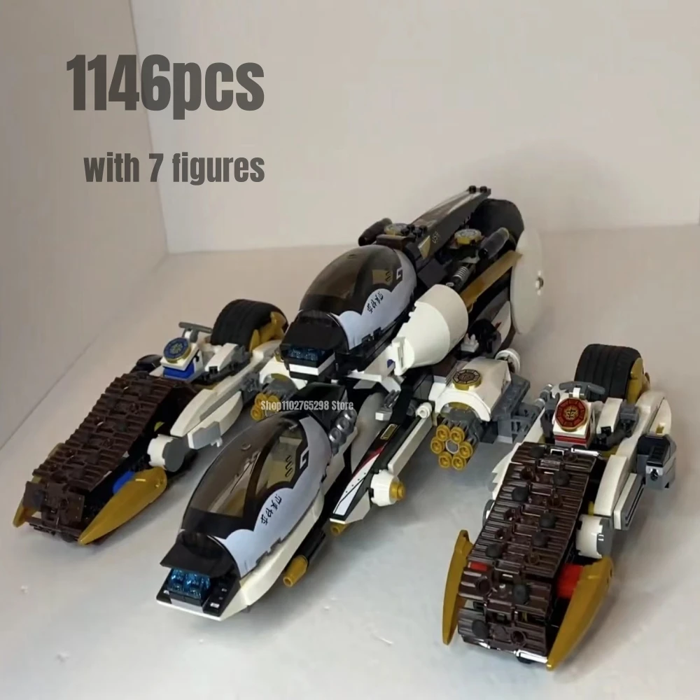 1146Pcs Ultra Stealth Raider Building Blocks Fit 70595 71739 Mattoni Giocattoli Per Regali Per Bambini