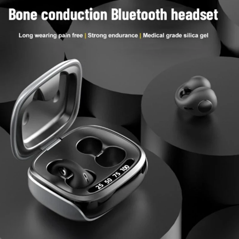 2023 Clip Per Orecchio Bluetooth 5.3 A Conduzione Ossea Con Microfono Tws Per Honor X8 4G Xiaomi 11 Lite Ne Motorola Moto E22S Moto G20 G10