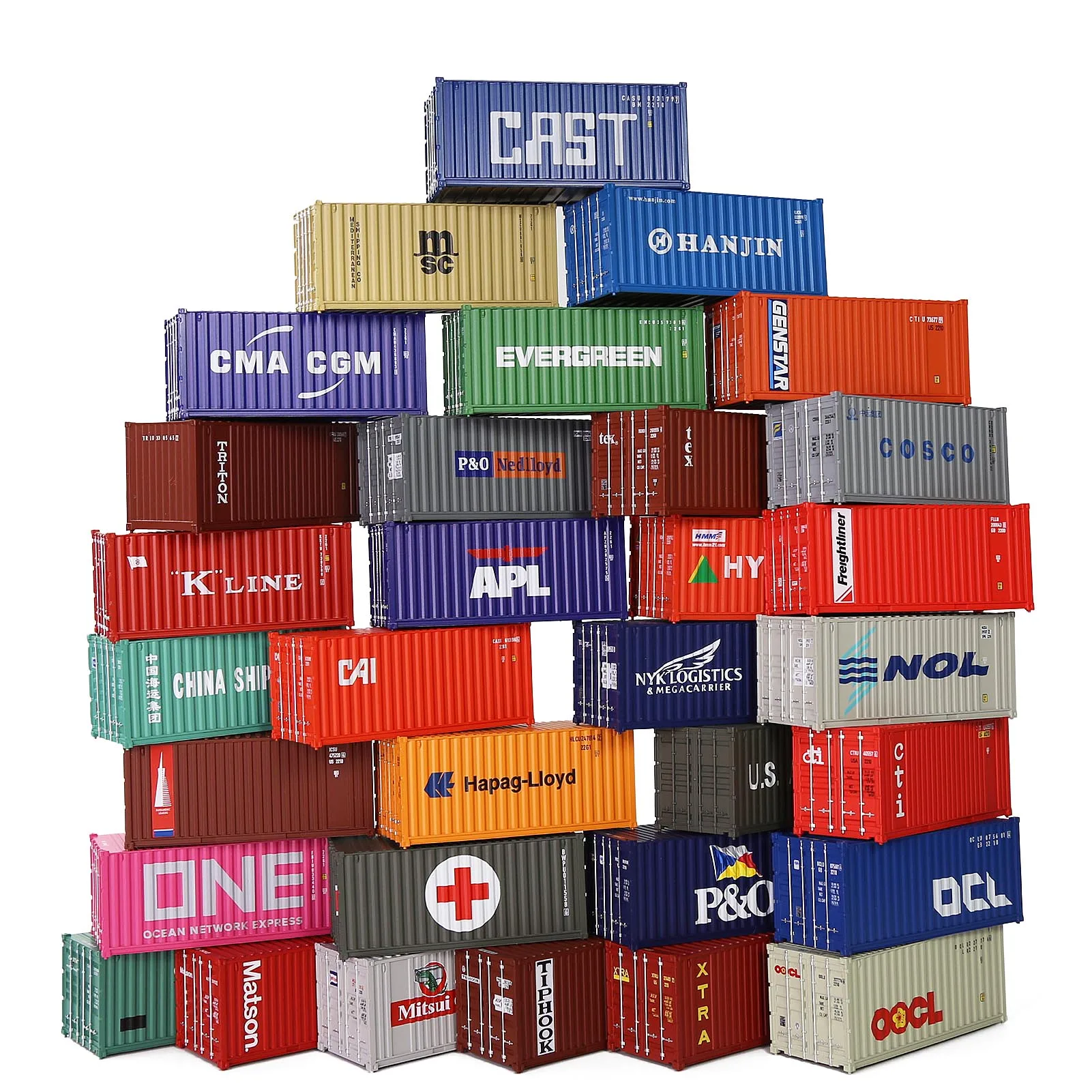 Evemodel 1Pc Ho Scale 1:87 20Ft Container Modello Railway Cargo Box 20 'Container C8726