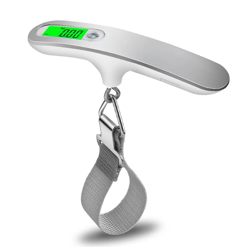 Mini Bilancia Pesapersone Digitale Gestita Steelyard Per La Pesca Valigia Da Viaggio Elettronica Hanging Hook Scale Kitchen Tool