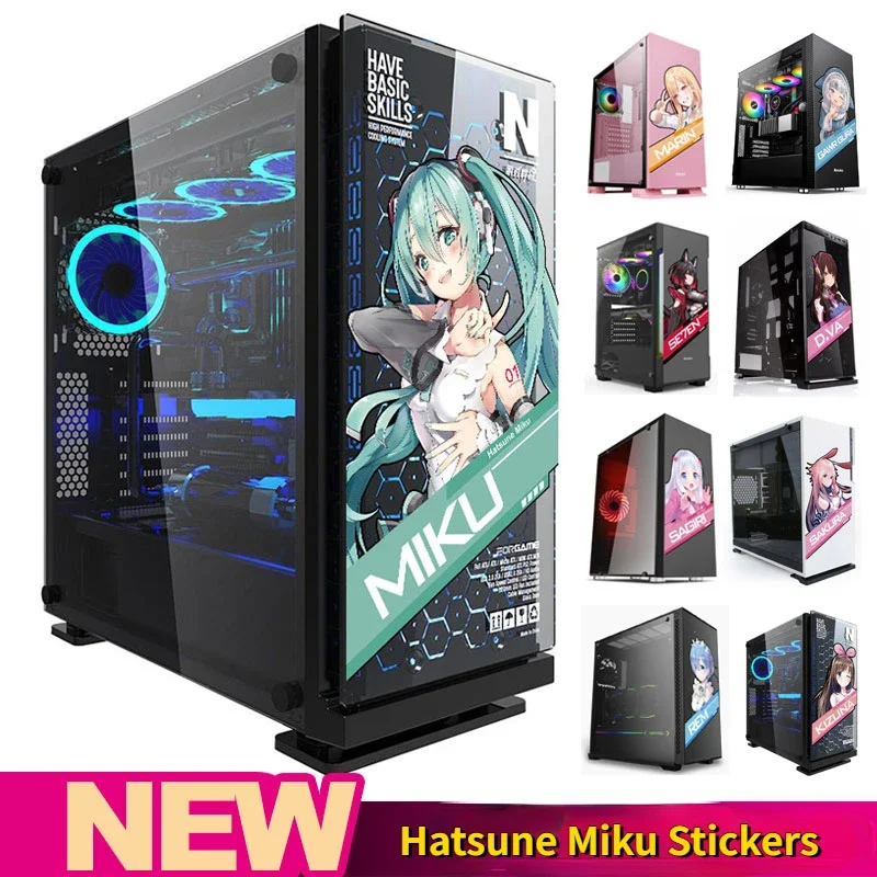 Anime Cartoon Beauty Computer Case Adesivi Anime, Custodia Per Computer Decalcomanie Decorative Per Cartoni Animati, Adesivi Decorativi Con Custodia M