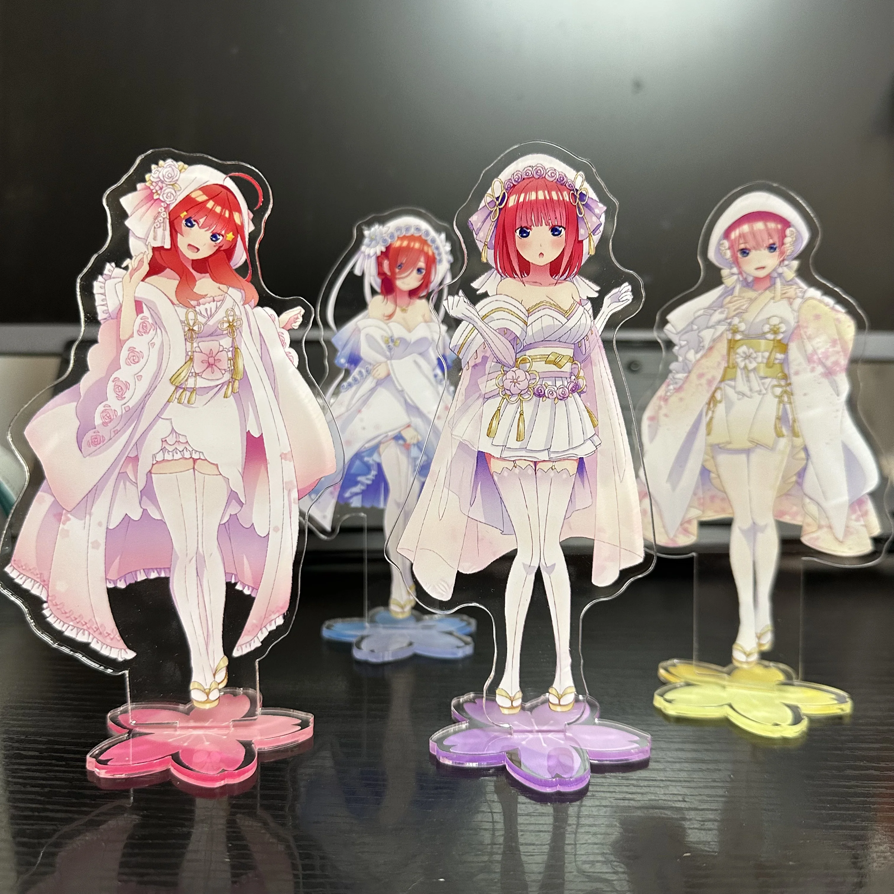 Hot Anime The Quintessential Quintuplette Figure Nakano Itsuki Nakano Yotsuba Nakano Miku Cosplay Acrilico Stand Modello Fan Regali