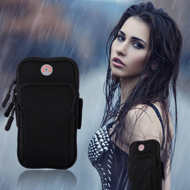 Sky Elite P55 5.45 "Gym Sports Running Jogging Custodia Per Bracciale Custodia Cover Per Nokia C1 Plus / Sony Xperia 10 Iii Borsa Per Braccio Cellular