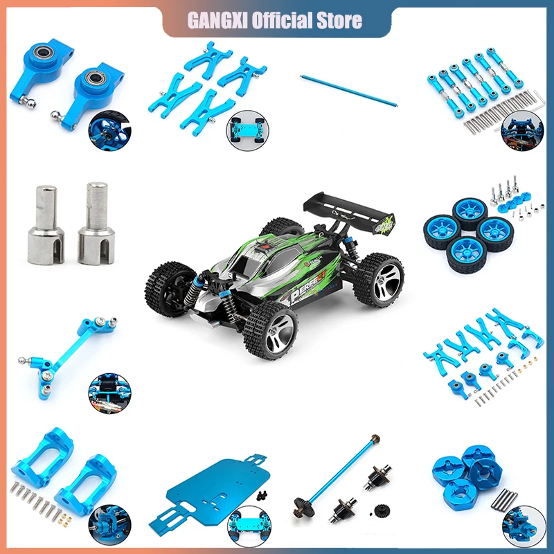 Wltoys A949 A959 A969 A979 A959-B A969-B A979-B Rc Ricambi Auto Fondo Auto A959-B-28 Aggiornamento Accessori Differenziali In Metallo