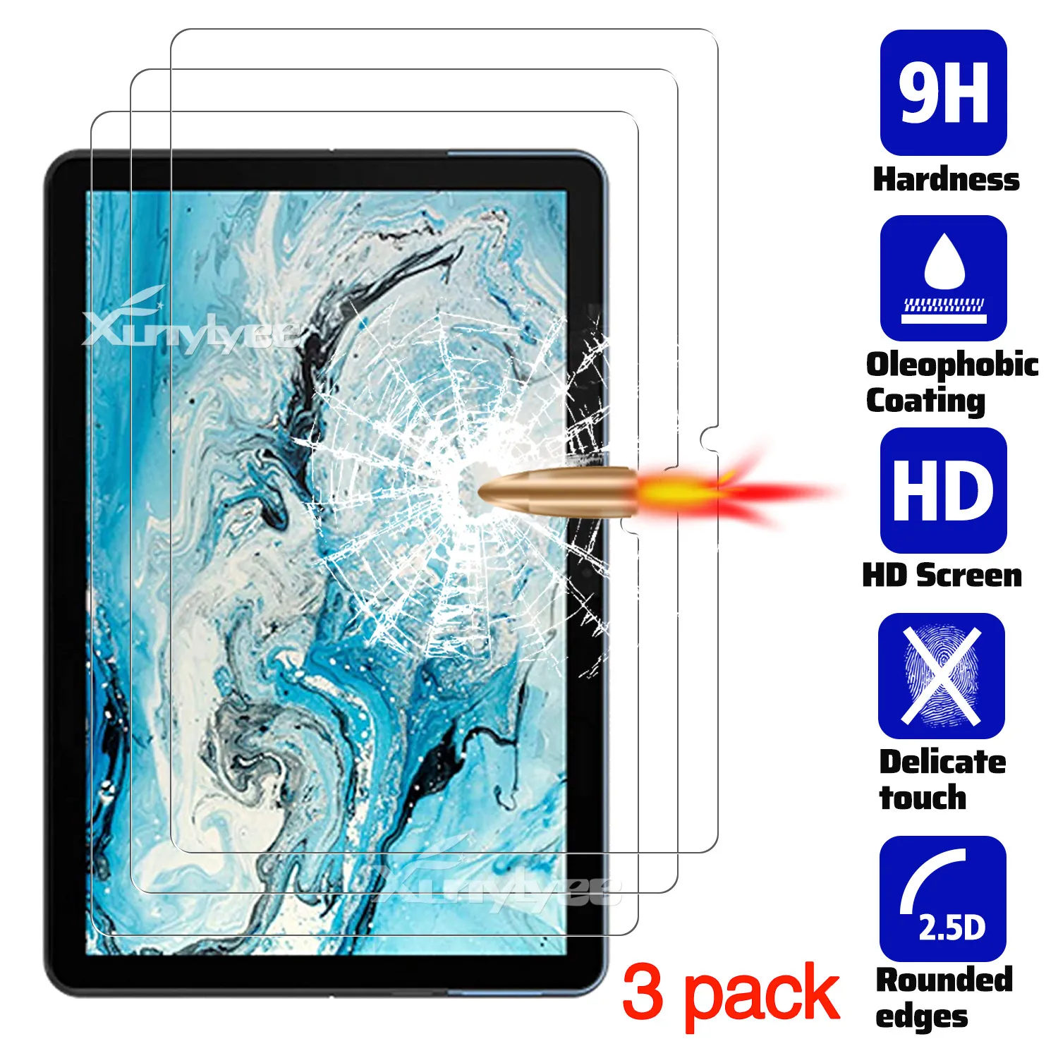 Per Lenovo Chromebook Duet Pellicola Salvaschermo, Pellicola Protettiva Per Tablet In Vetro Temperato Per Lenovo Ideapad Duet Chromebook (10.1 ")
