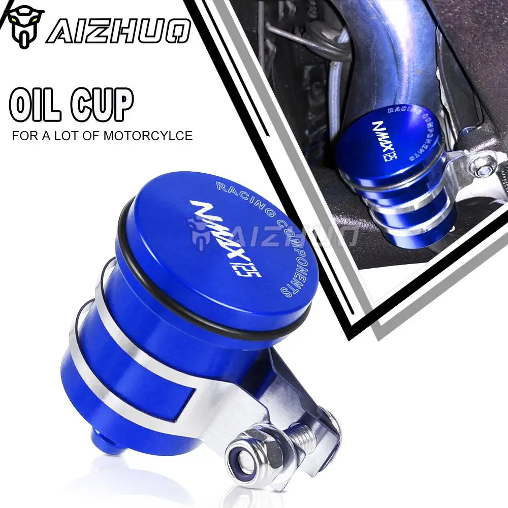 For Yamaha Nmax125 Motorcycle Universal Brake Fluid Reservoir Clutch Cylinder Tank Oil Fluid Cup N-Max125 Nmax N-Max 125