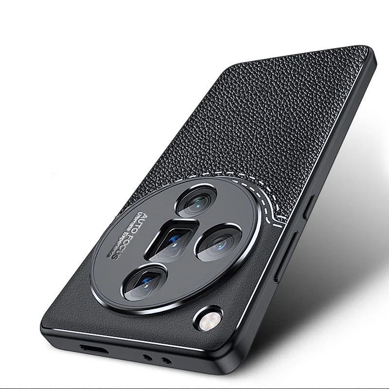 Per Oppo Find X7 Custodia Cover Oppo Find X7 Ultra Capas New Armor Phone Bumper Back Antiurto Soft Tpu Leather Fundas Oppo Find X7