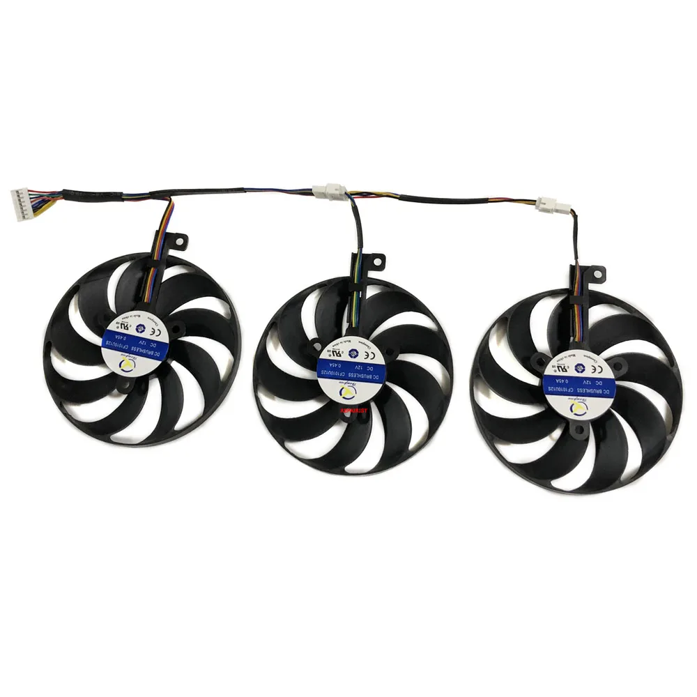 3Pcs/Set T129215Su,Gpu Cooler,Ventilatore Per Schede Grafiche,Per Asus Rog Strix Rtx 2080 Ti Gaming,Per Asus Rog-Strix-Rtx2080S-O8G-Gaming,Per Asus Ro