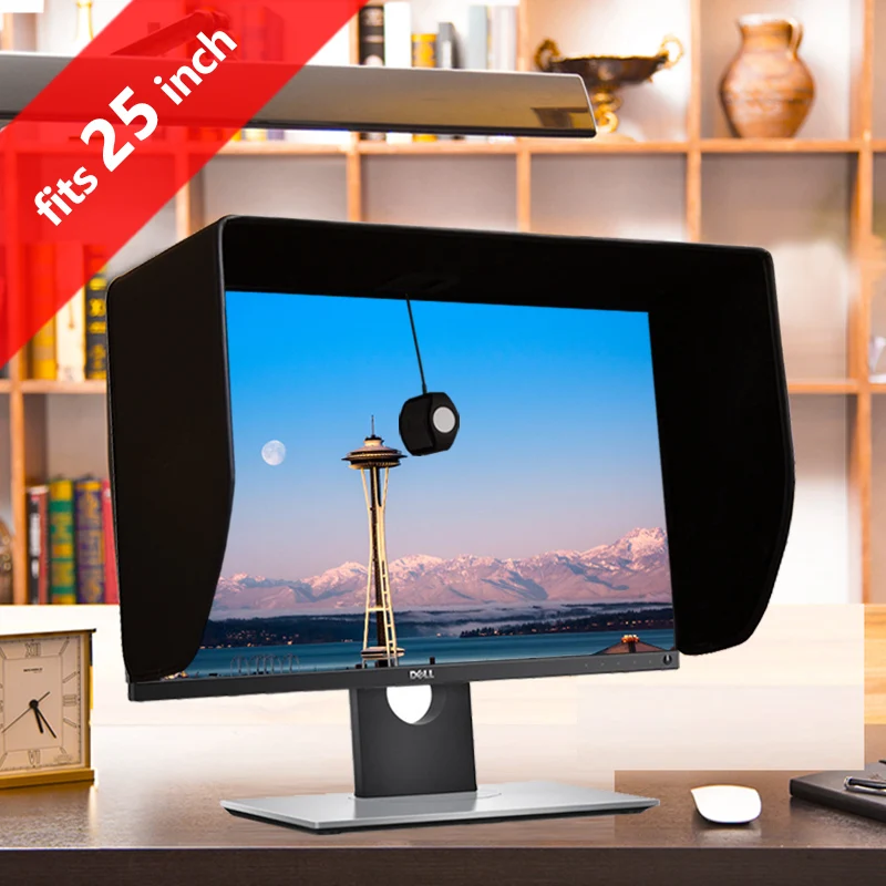 Ilooker 25P 25 Pollici E 24 Pollici Di Spessore Cornice Lcd Led Video Monitor Cappuccio Parasole Mantice Per Dell Hp Viewsonic Philips Samsung Lg
