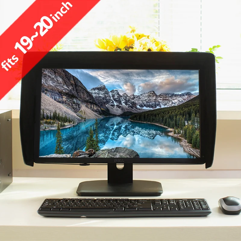 Ilooker 20E 19 Pollici E 20 Pollici Lcd Led Video Monitor Cappuccio Parasole Mantice Per Dell Hp Viewsonic Philips Samsung Lg Eizo Nec Asus