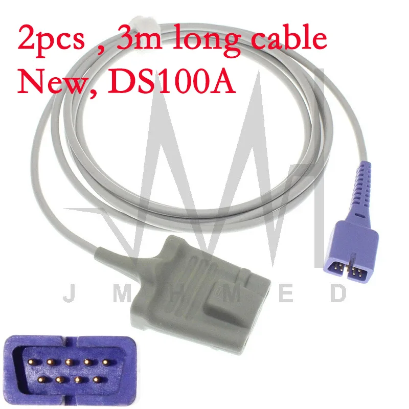 2 Pz/Scatola Sensore Spo2 Compatibile Del N-Ds100A Punta Morbida Per Dito Adulto Per N-Oximax Edan Mindray Hp Colin Comen Spedizione Dalla Spagna