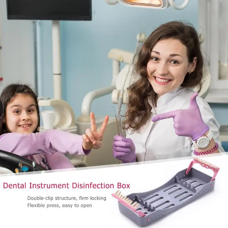 Cremagliera Per Sterilizzazione Dentale Portadocumenti Per Cassette Chirurgiche In Plastica Portautensili Per Disinfezione Autoclave Per Utensili Dent