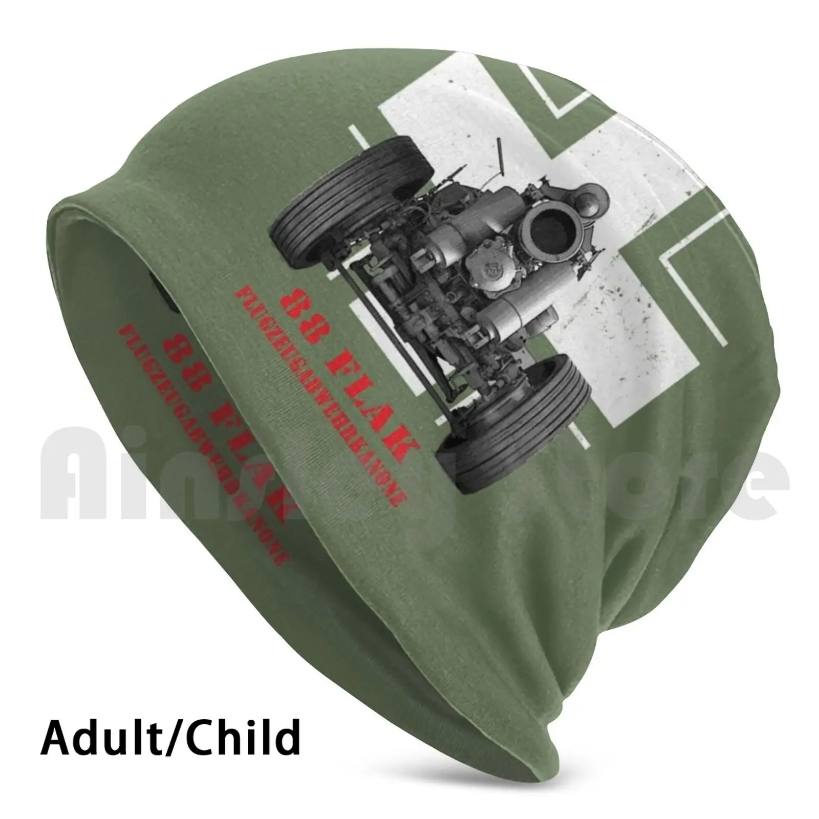 Tedesco 88 Flak Gun, Wii Classic Beanies Pullover Cap Confortevole Flak German Anti Tank Panzer Bomber Della Guerra Mondiale