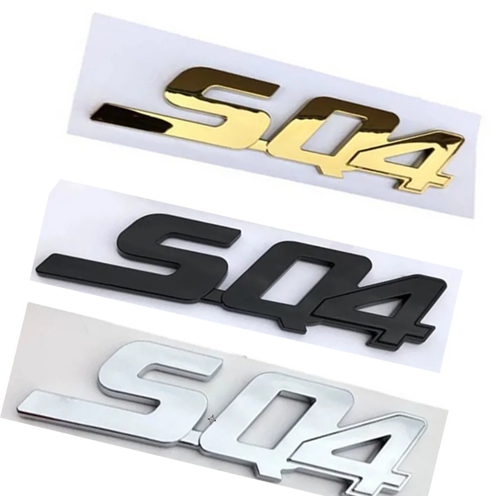 Per Maserati Ghibli Quattroporte Coupe Gransport Coupe Levante Sq4 Logo Sticker Car Abs Trunk Badge Logo Stickers Accessori