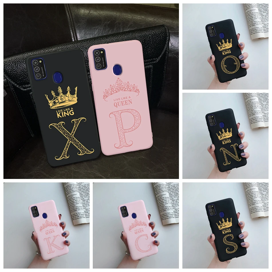 Per Samsung Galaxy M21 M30S Custodia New Fashion Couples Cover Posteriore Morbida In Silicone Per Samsung M30S M21 M 30 S M 21 Custodia Funda