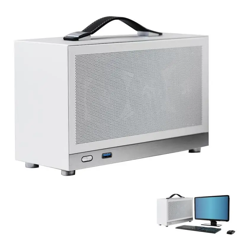 Mini Itx Computer Case Pc Mini Case Portatile Case Desktop Chassis Usb Computer Case Home Computer Case S300