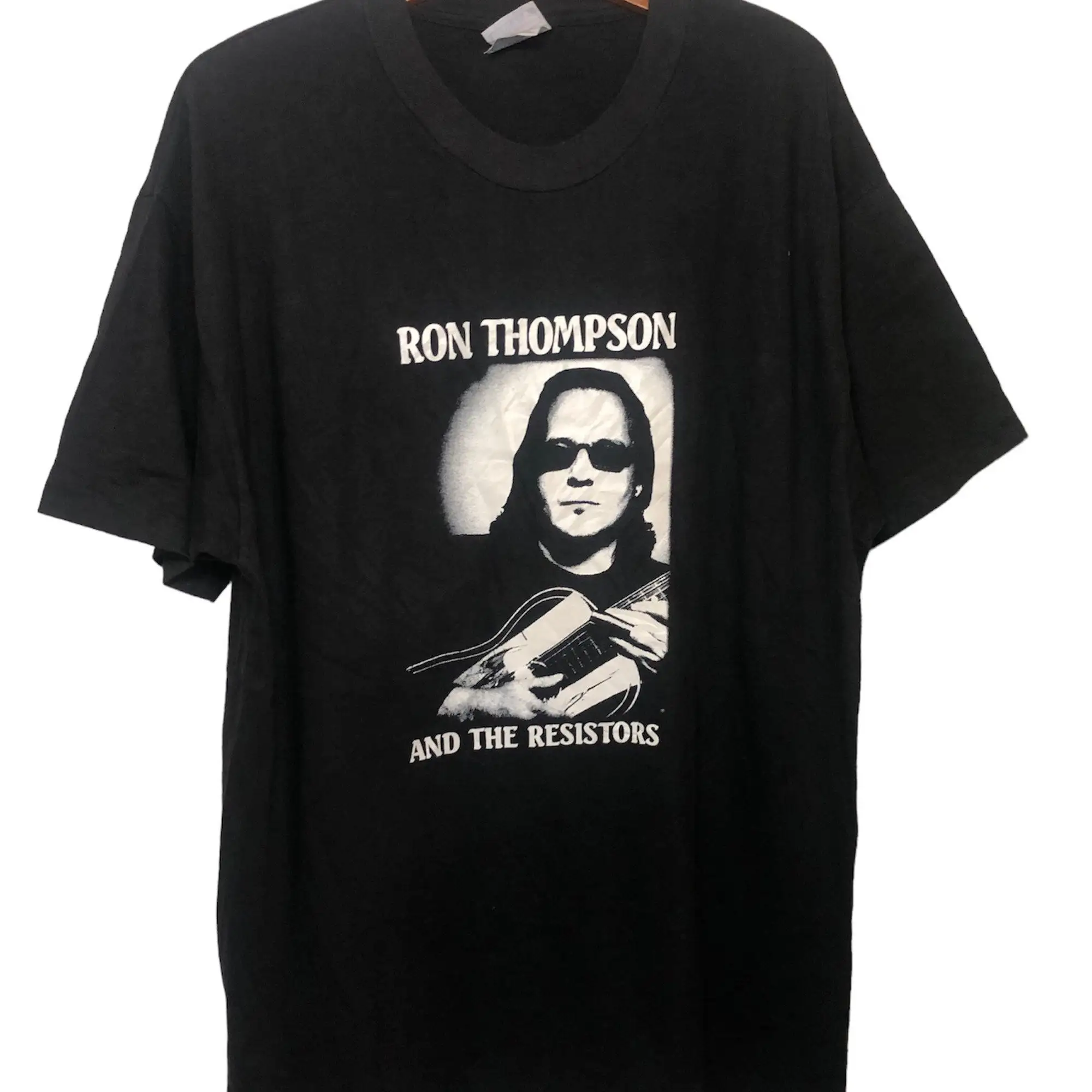 Maglietta Vintage 90S Ron Thompson E The Resistor Promo Concert Tour Taglia Xl Maniche Lunghe O Corte
