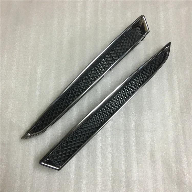 Per Ford Kuga 2013-2016 Elettrolitico Bright Stripe Faro Trim Griglia Lampada Brow