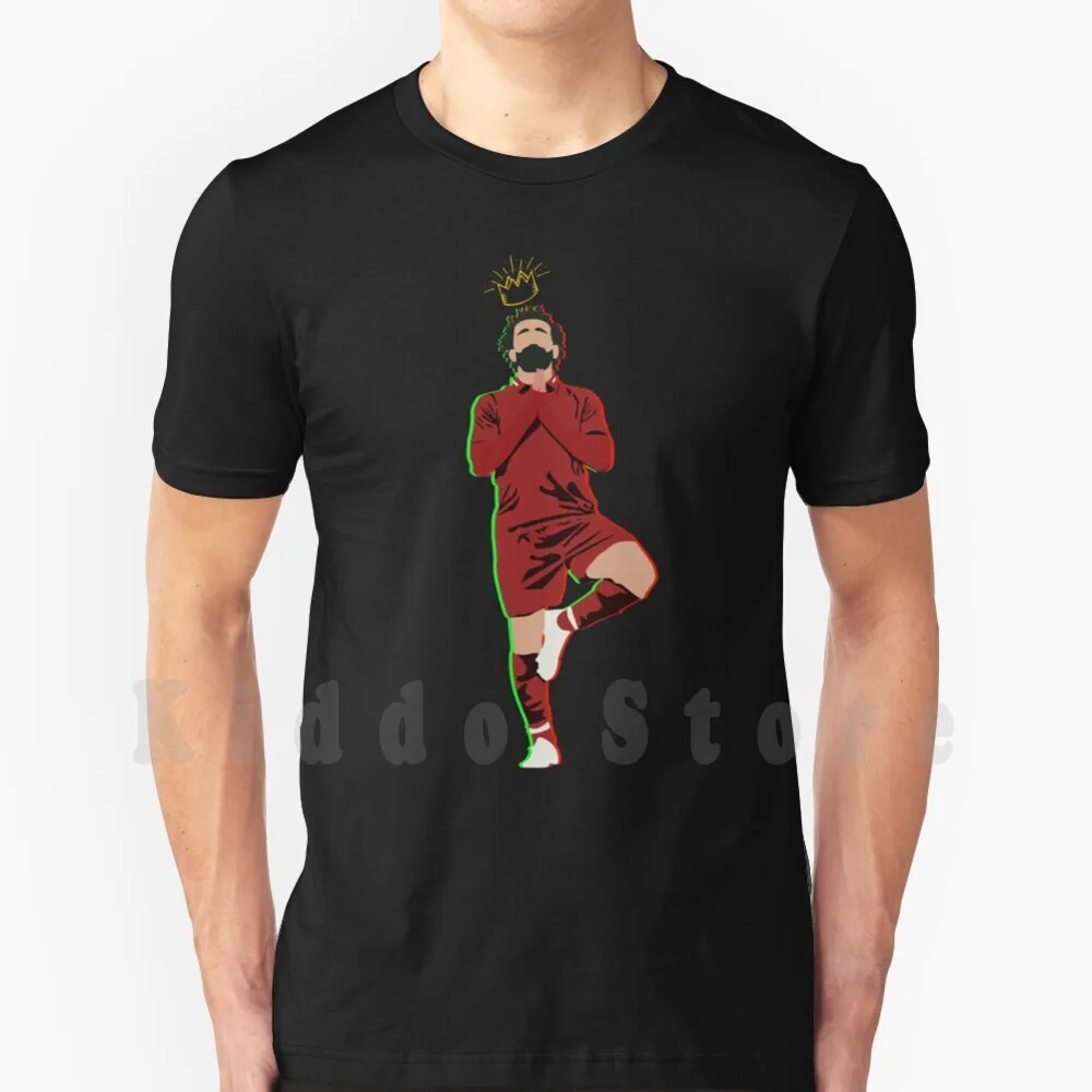 La Maglietta Del Re Egiziano Fai Da Te Di Grandi Dimensioni 100% Cotone Il Re Egiziano Re Egiziano Mo Salah Fpl Anfield Ynwa Youll Never Walk