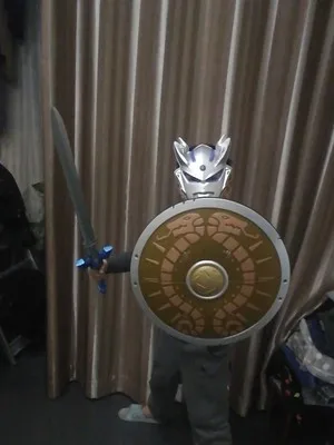 Collegamento Di Gioco Sky Shield Sun Bow Sun Shield Cosplay Pu Puntelli Cos Arma Halloween 1:1 Crossbow Cosplay Stage Props Toys 90Cm