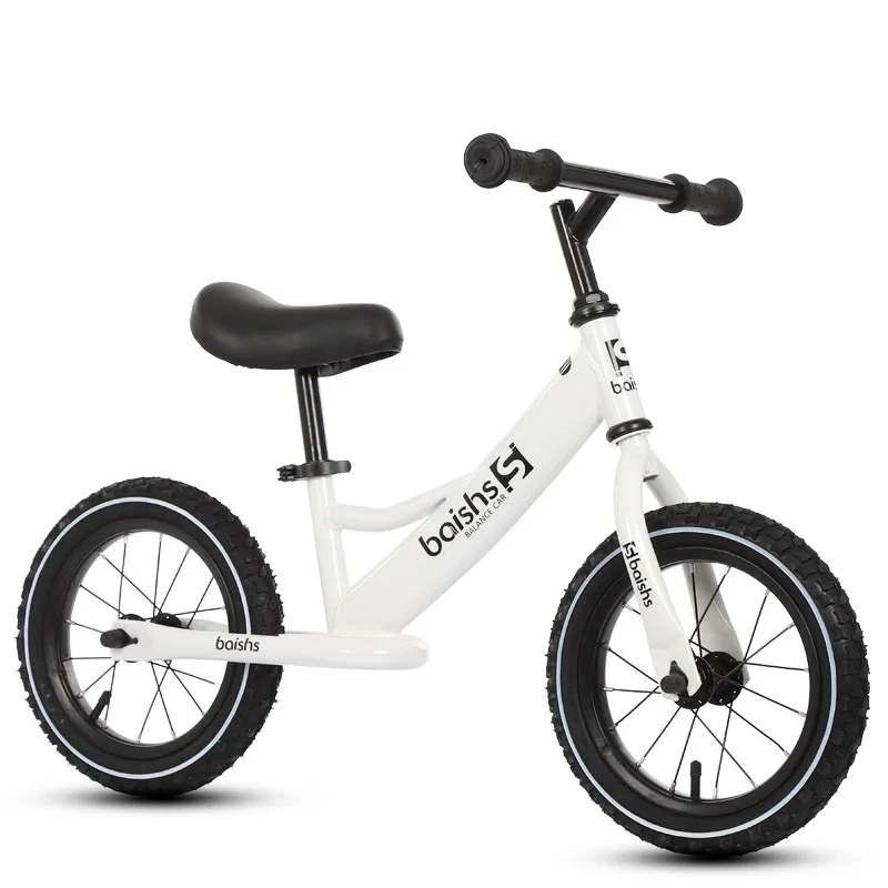 Children'S Balance Car Pedalless Two-Wheeled Bicycle 12 Inch Inflatable Wheel Baby Scooter