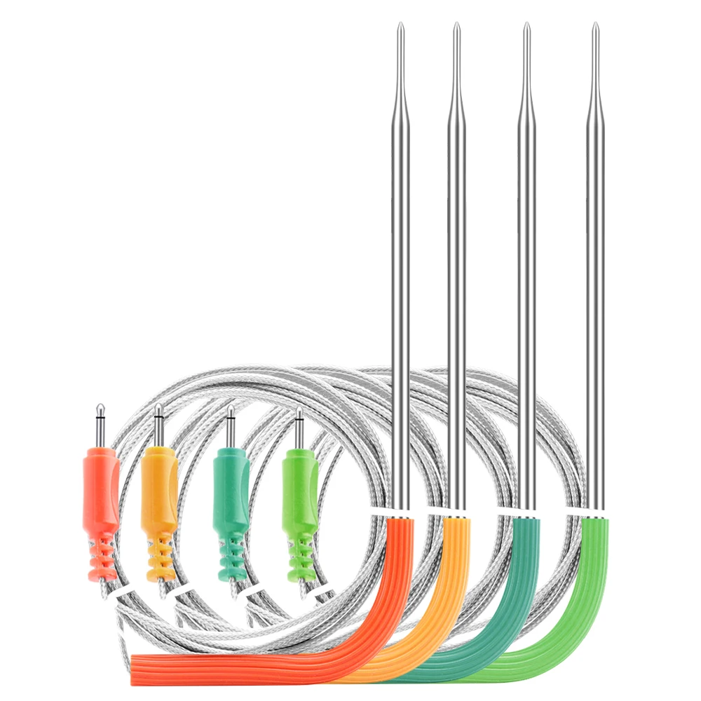 Inkbird Sonda Per Carne Colorata Per Barbecue Per Termometro Digitale Sensore Per Misuratore Di Temperatura Domestica Per Ibbq-4Bw Wifi