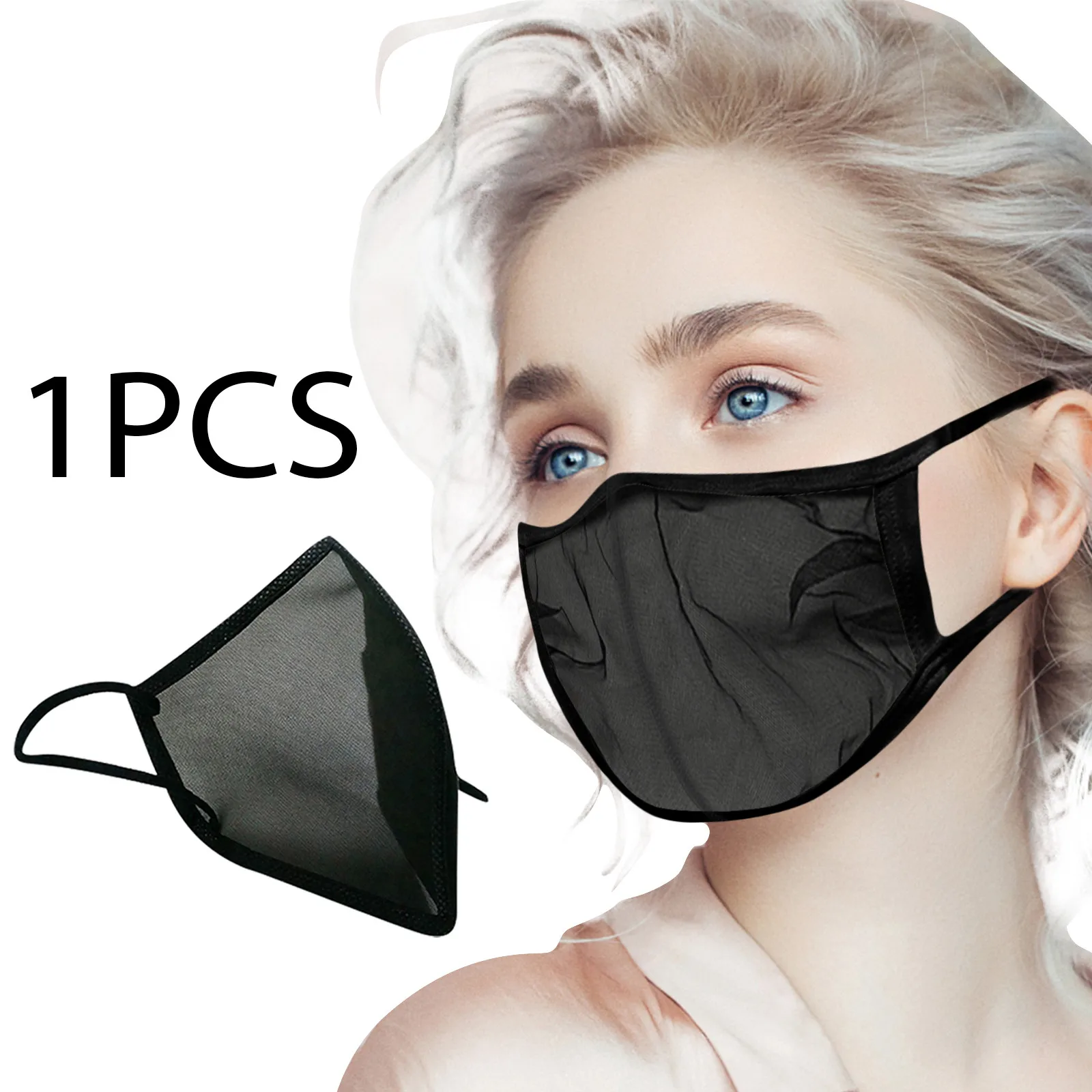 Maschera A Rete Maschera Nera Per Viso Protezione Per Donna Maschera Per Il Viso Maschera Per Il Viso Trasparente Sexy Maschera Per Uomo Maschera Di H