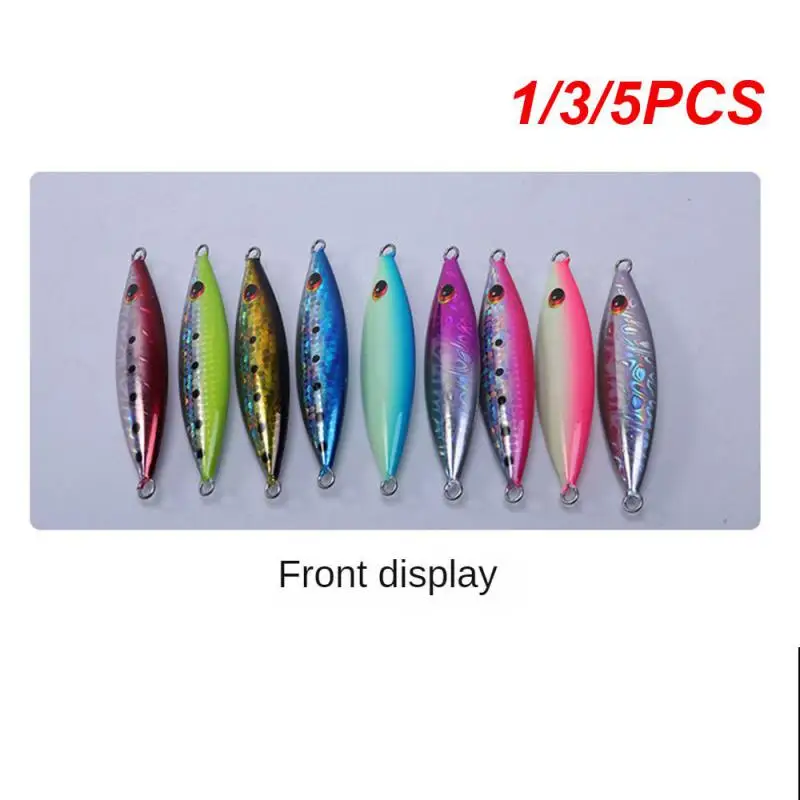 1/3/5 Pz Piastra Di Ferro Bionic Bait Slow Roll Accessori Per La Pesca Luya Bait Fake Bait Bass Cod Bionic Bait Fishing Gear