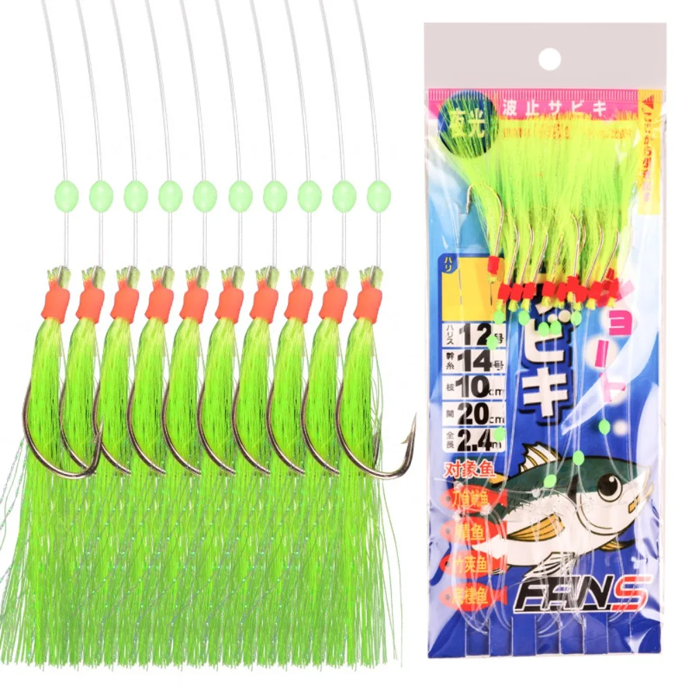 4/0 # Amo Da Pesca Sgombro Gancio Spinato Bass Cod Esche Sea Fishing Rigs Affrontare Barca Esplosione Gancio Sgombro Piume Bass Cod Lure