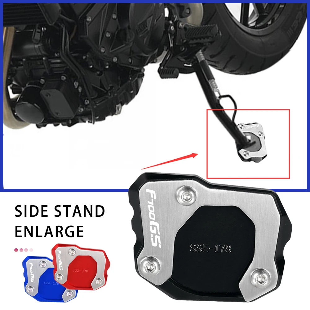 Moto F700 Gs Cavalletto Laterale Piastra Ingranditore Cavalletto Ingrandisci Estensione Per Bmw F700Gs F 700Gs F 700 Gs 2012-2021 F700 Gs