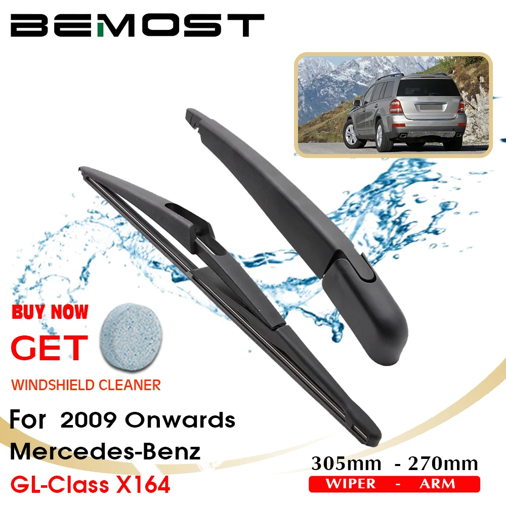 Bemost Car Rear Windshield Wiper Arm Blade Brushes For Mercedes-Benz Ml-Class W166 305 Mm Windscreen Auto Styling 2009 Onwards