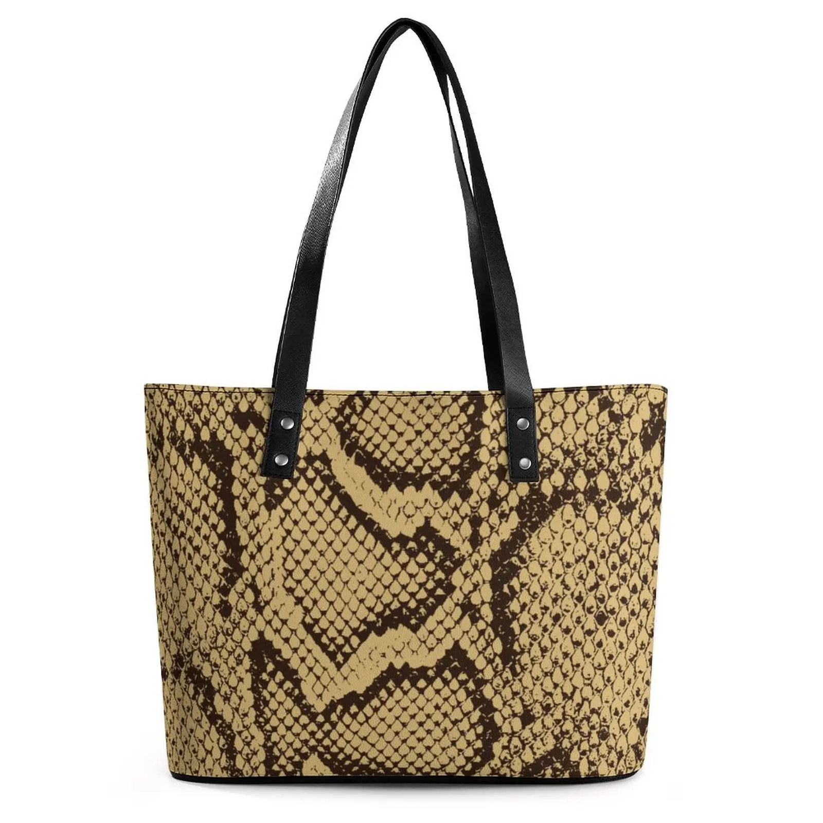 Fashion Serpentine Print Handbags Donna Luxury G-Guccis Tote Bag Borsa A Tracolla Da Lavoro Estetica Borsa A Mano In Pelle Pu Con Manico Superiore Nat