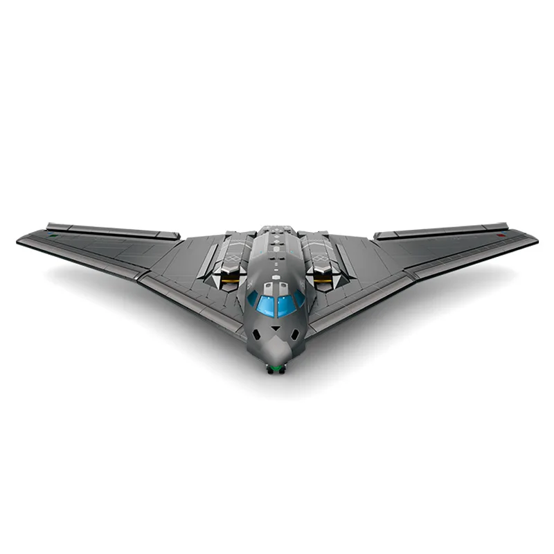 America Modern Military Vehicle Stealth Bomber Fighter Building Block Ww2 Air Forces Figure Airplane Battlefield Brick Toys