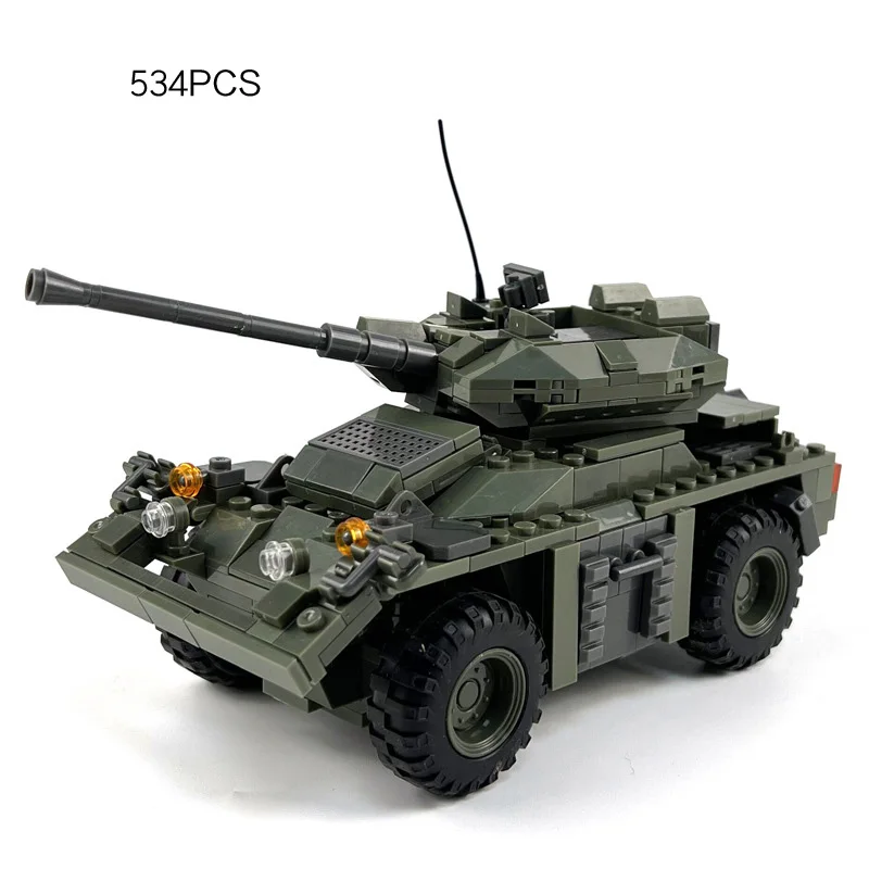 Modern Germany Condor Carrier Per Personale Corazzato Con Ruote Modello Militare Costruisci Mega Block Ww2 Army Acation Figures Brick Toys