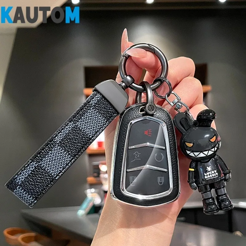 Uso Della Copertura Della Chiave Dell'Auto Da Donna Per Cadillac Xt5 Atsl Xts Xt6 Xt4 Ct6 Shell Bag Buckle 2023