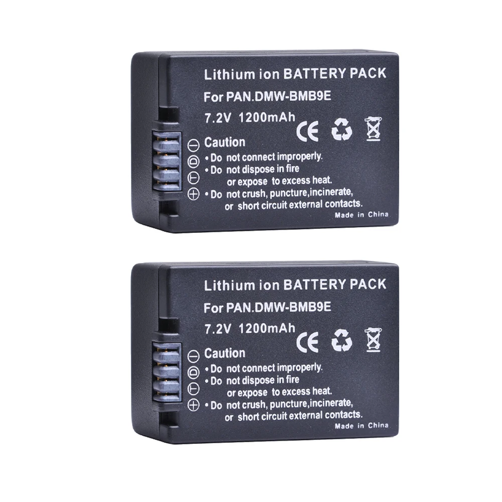 Dmw-Bmb9 Bateria Dmw Bmb9E Bmb9Pp Batteria Per Panasonic Lumix Dmc Fz40K Fz45K Fz47K Fz48K Fz60 Fz70 Fz80 Fz100 Fz150