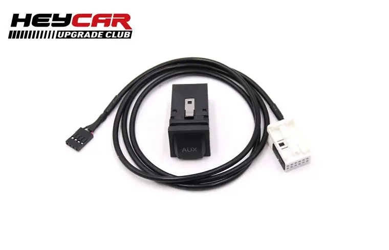 Oem Per Golf 5/6 Jetta Mk5 Mk6 Aux Superficie Housing + Kit Cavo Rcd510 Aux Per Rcd510 5Kd 035 724 A/5Kd035724A