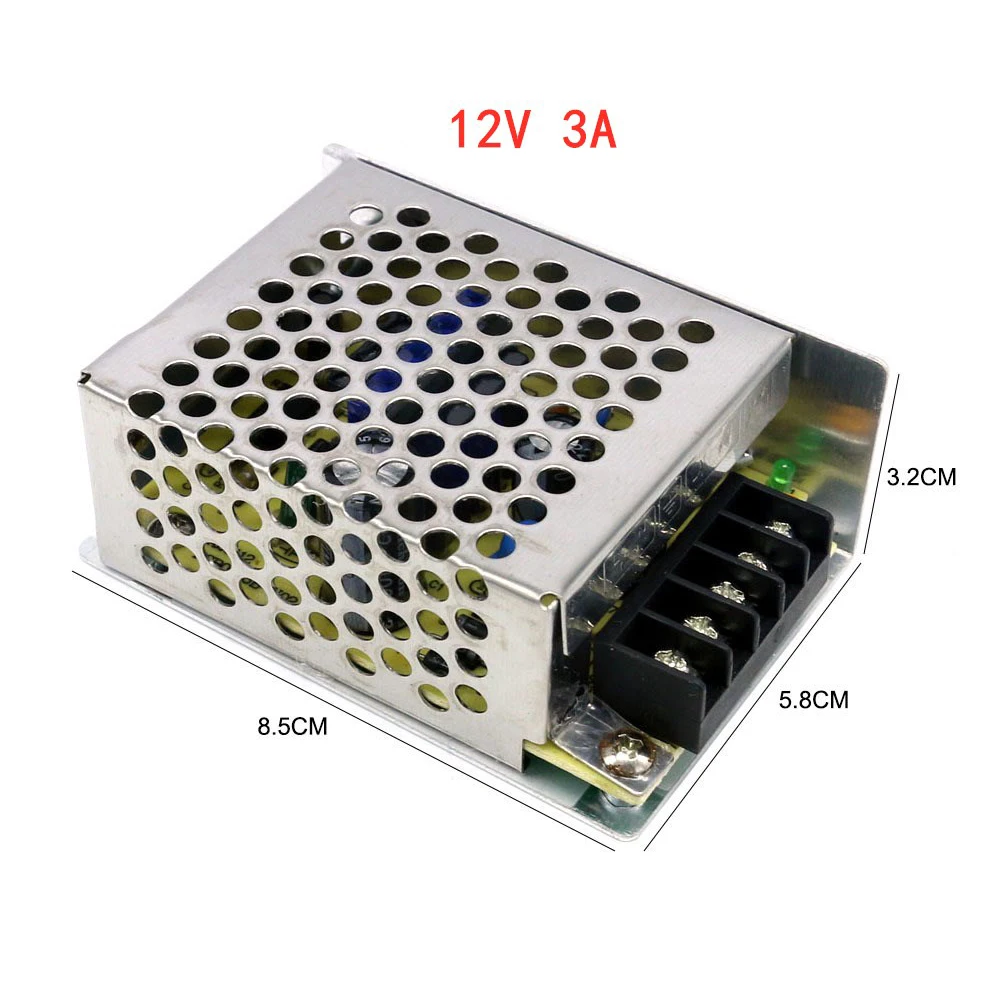 Trasformatori Di Alimentazione A Commutazione 12 V 1A 2A 3A Ac 220V A Dc 12 V Led Smps Alimentatore 12 V Volt Per Striscia Led Cctv