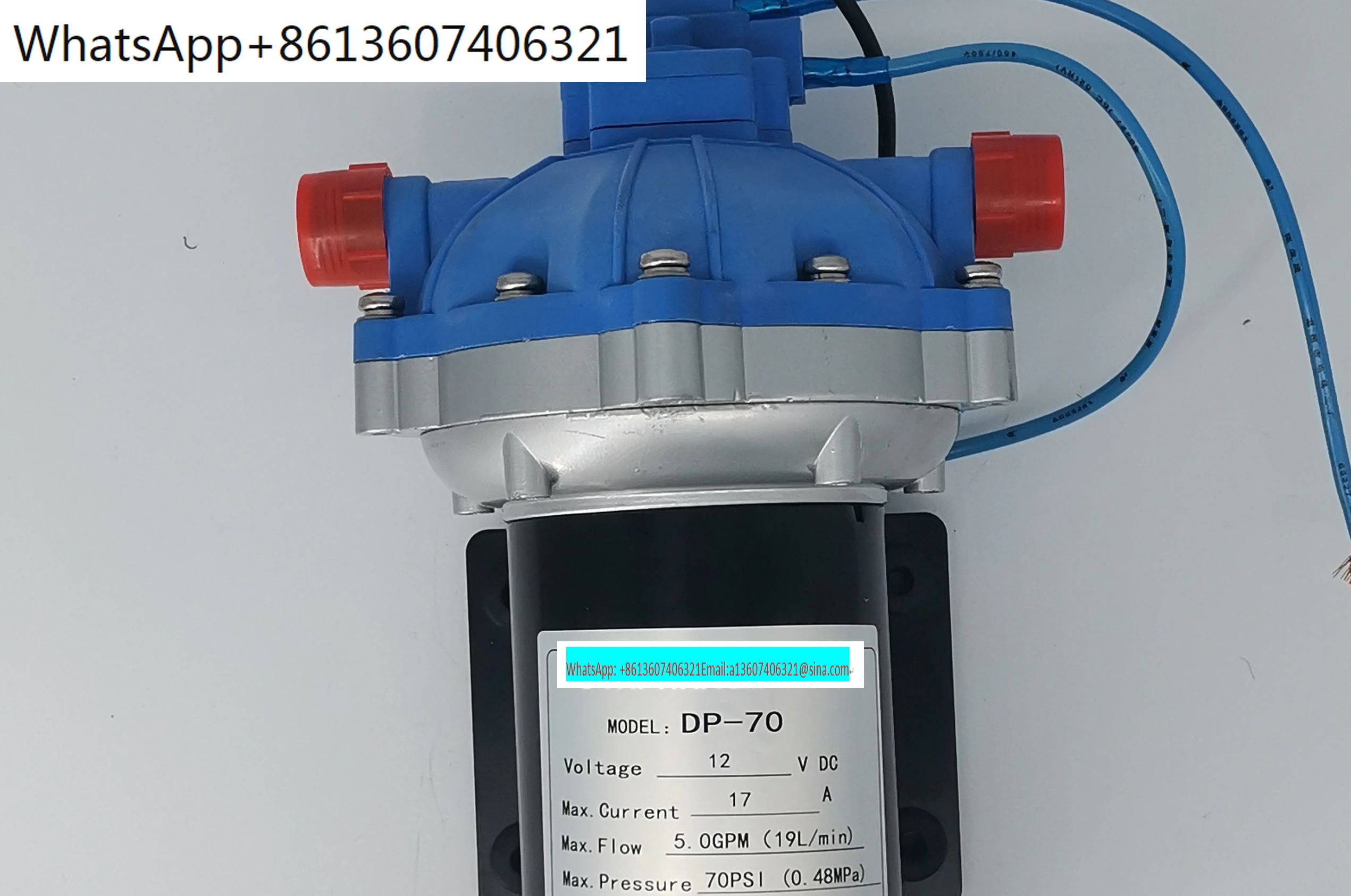 Pompa A Membrana Autoadescante Dp70 Dc Powerel Ectric Small 24 V 12 Volt Yacht Elettrico Barca Marine Rv Caravan Ad Alta Pressione