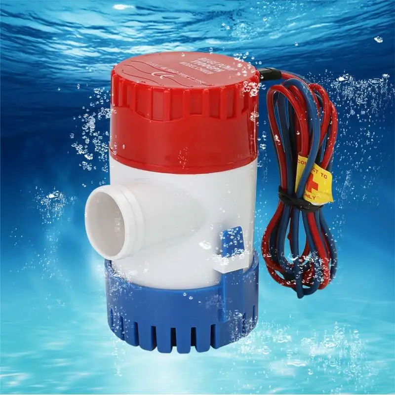 (12 V 24V 220V )1100Gph Mini Boat Pompa Di Sentina Pompa Di Sentina 12 V Sommergibile Kayak Regola Acqua Elettrica 1100 Gph Volt Lavaggio Risciacquo G