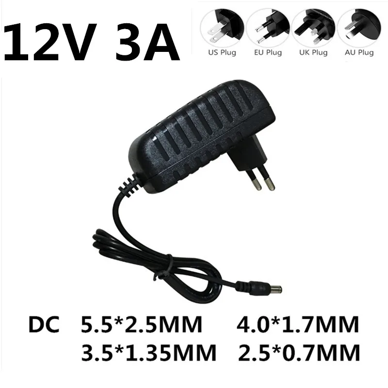 Ca 110V 220V A Cc 12 V 3A Trasformatore Alimentatore Led Driver Adattatore 12 Volt 12 V Convertitore Caricabatterie Per Strisce Led Cctv