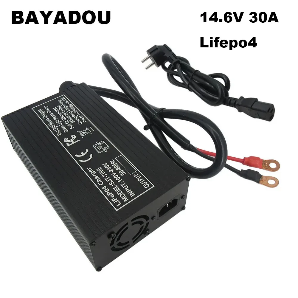 Caricabatterie 12 V 4S Lifepo4 14.6V 30A 12 Volt Caricabatterie Intelligente Per 12 V Ferro Fosfato Golf Cart Touring Car Rv Boat Battery