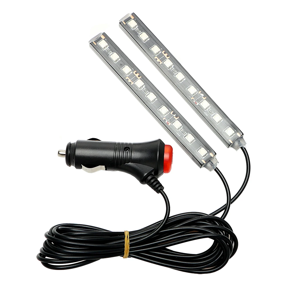 12V Adapter Led Strips Car Rgb Ambient Lamp Interior Decorative Light Seat Door Dash Floor Diy Automotive Accessories Caravan Rv