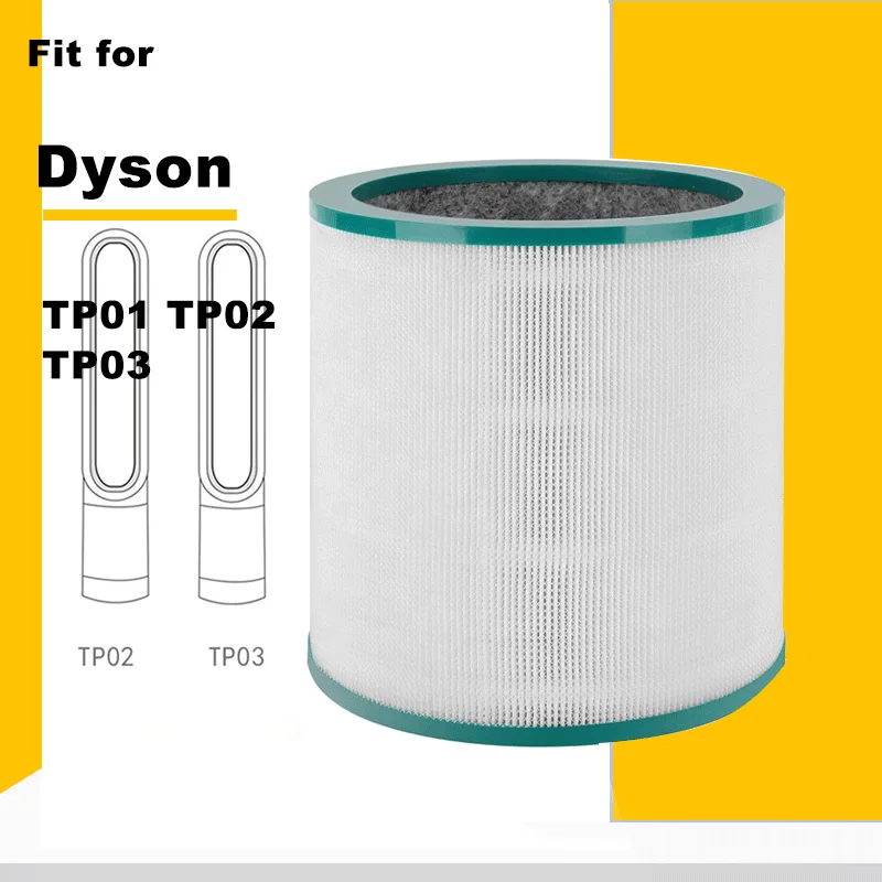 Sostituzione True Hepa Filter Per Dyson Tower Fan Purificatore D'Aria Tp01 Tp02 Tp03