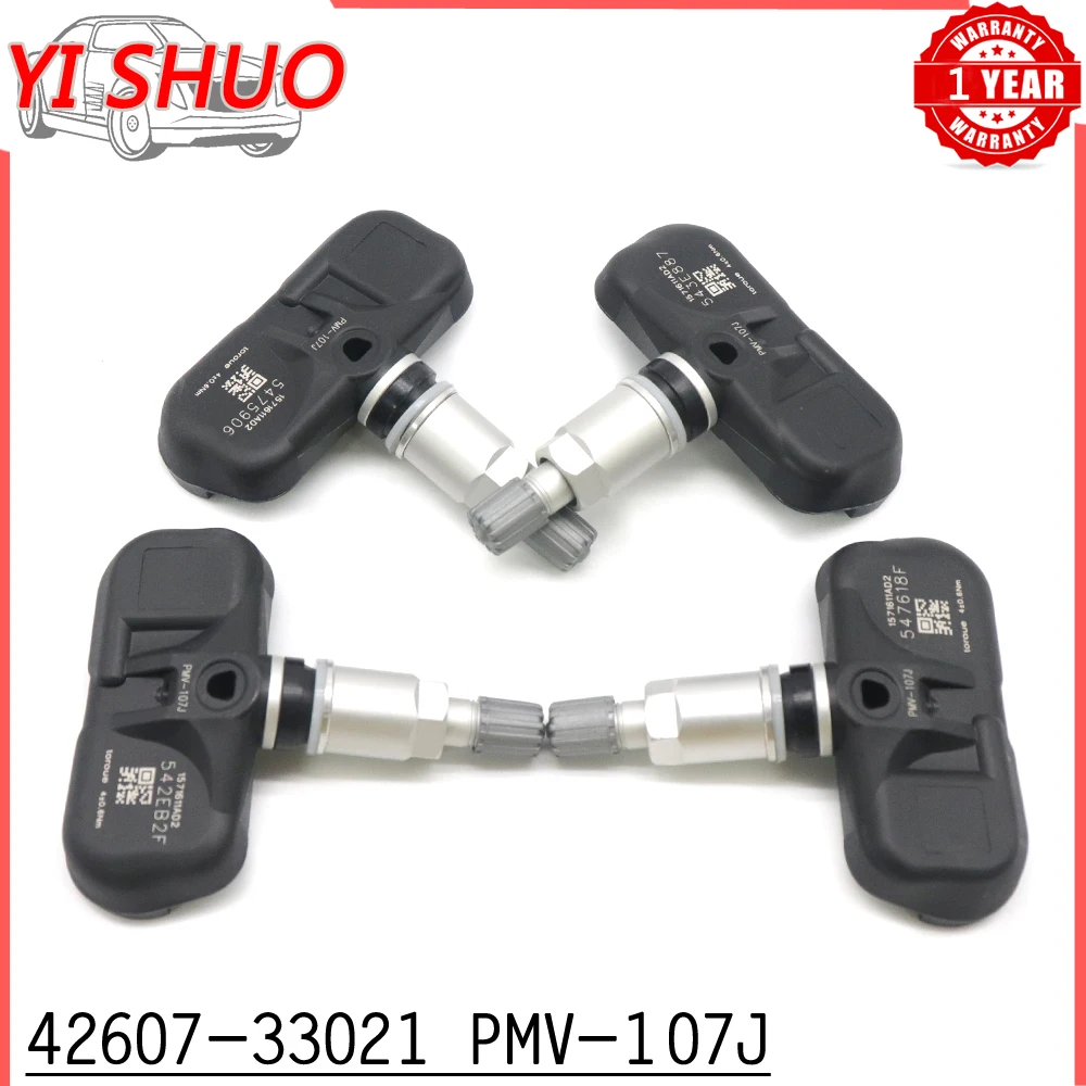 Tpms Sensor Tire Air Pressure Monitor Sensor System Pmv-107J Per Scion Ia Iq Tc Xb Xd 2006-2019 315Mhz 42607-33021 42607-33011