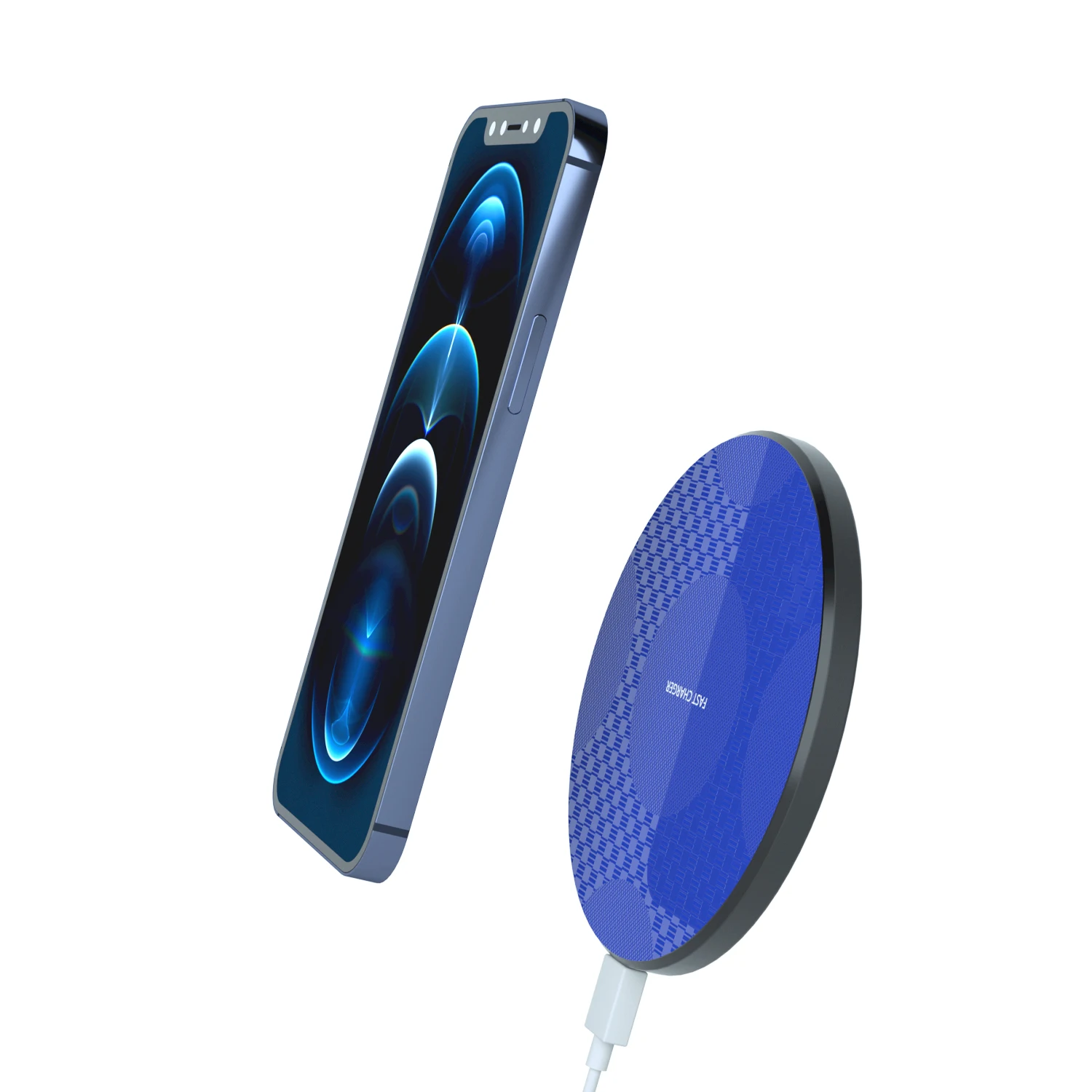 10W Fast Qi Wireless Charger Pad Per Asus Zenfone 10 Samsung Galaxy S20 Fe 5G Google Pixel 8 Pro Lg V30 Realme Stazione Di Ricarica
