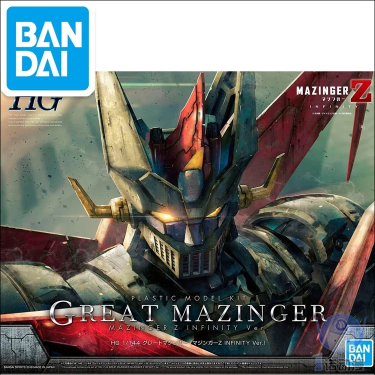 Bandai Originl Super Robot Modello Hg 1/144 Infinity Great Mazinger Z Armor Unchained Mobile Suit Giocattoli Per Bambini